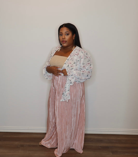 Teenage Love Affair | Floral Side Knot Top