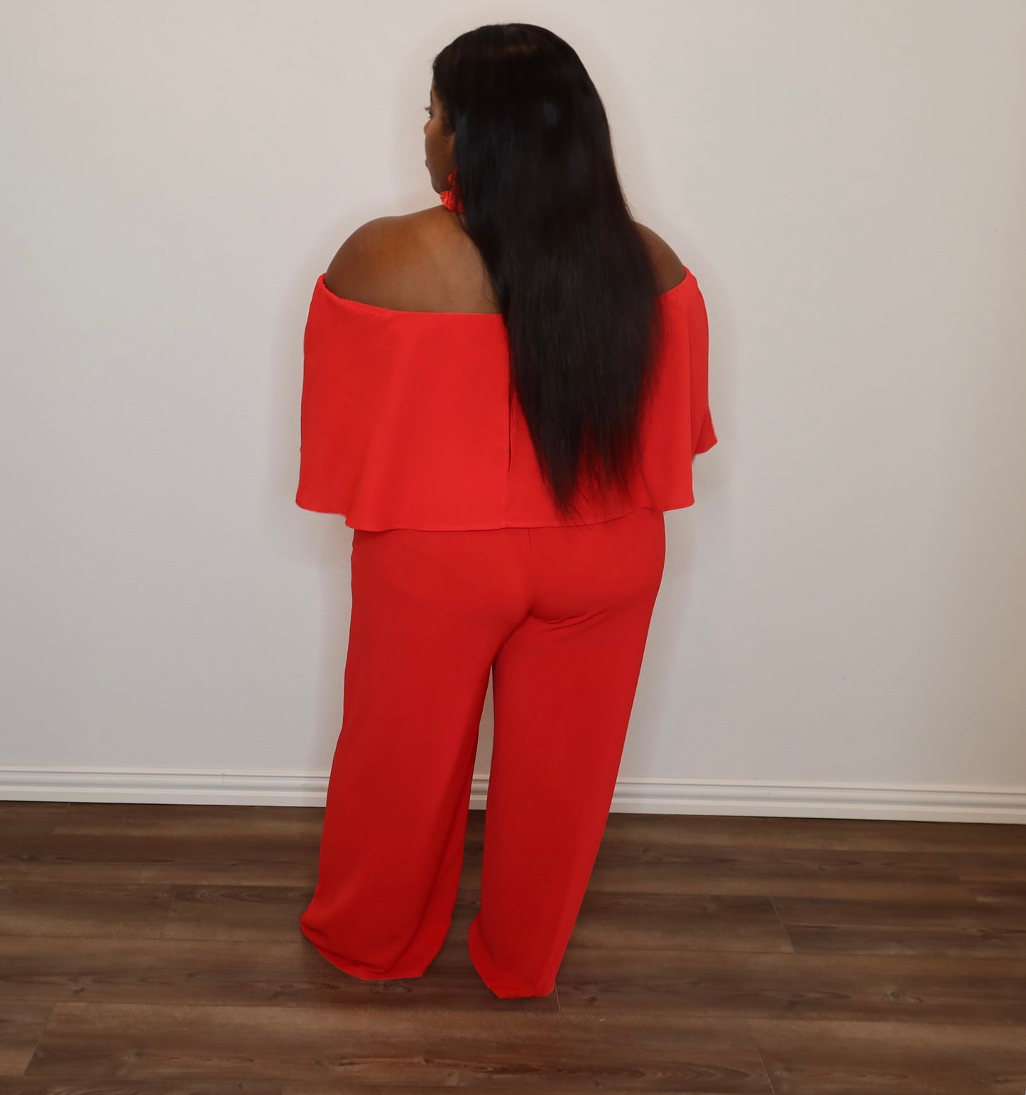Fire We Make | Off the Shoulder Jumpsuit