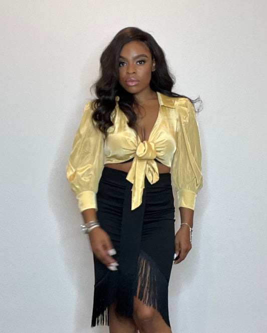 25 Reasons | Multi-Way Puff Sleeve Blouse