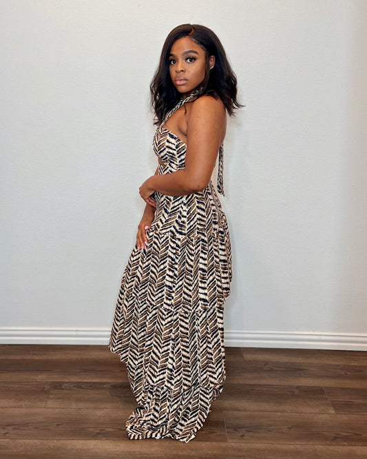 Insane | Halter Maxi Dress