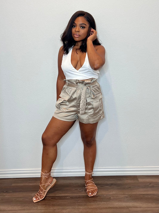 Must Be Nice | Halter Crop Top