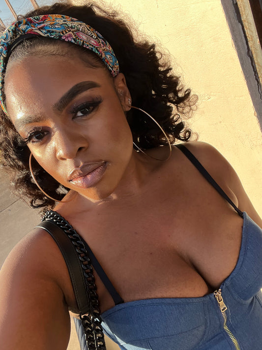 About Him | Denim Corset