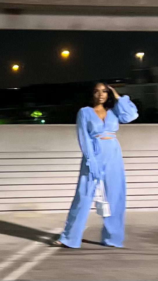 The Truth | Plisse Pant Set