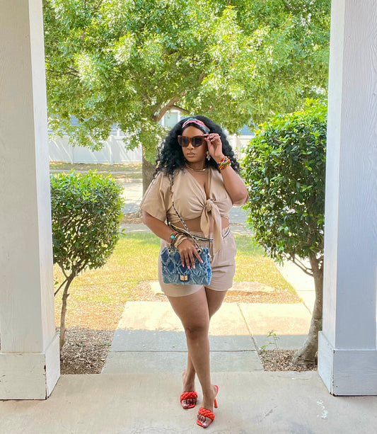 Good Luck Charm	| Tie Top Short Set