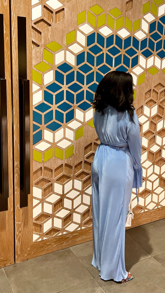 The Truth | Plisse Pant Set