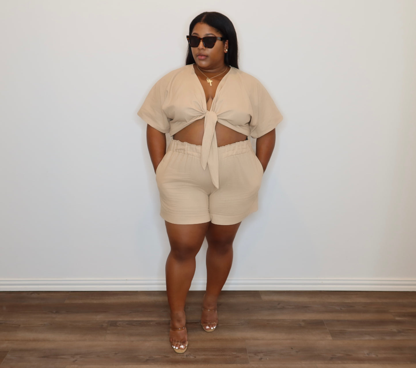 Good Luck Charm	| Tie Top Short Set