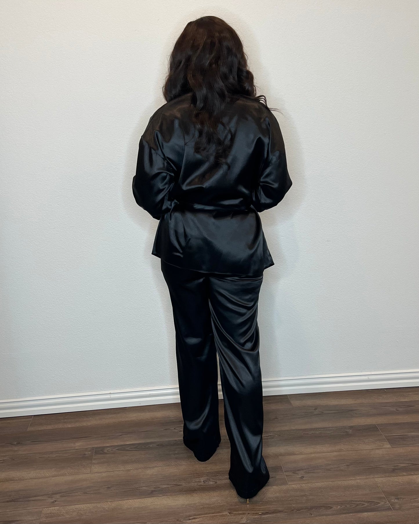 So Into You | Satin Kimono Pant Set