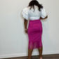 Sweet Love | Ruffle Tie Front Top
