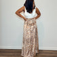 You Don't Know My Name | Snakeskin Maxi Slip Skirt