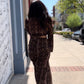 Pick Up Your Feelings | Snakeskin Maxi Skirt Set